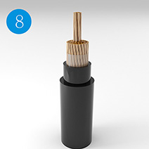 Copper, XLPE Insulated Flame Retardant Flexible Cable