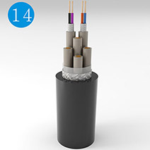 Fluorine Plastic Insulated Heat- resistant Control Cable