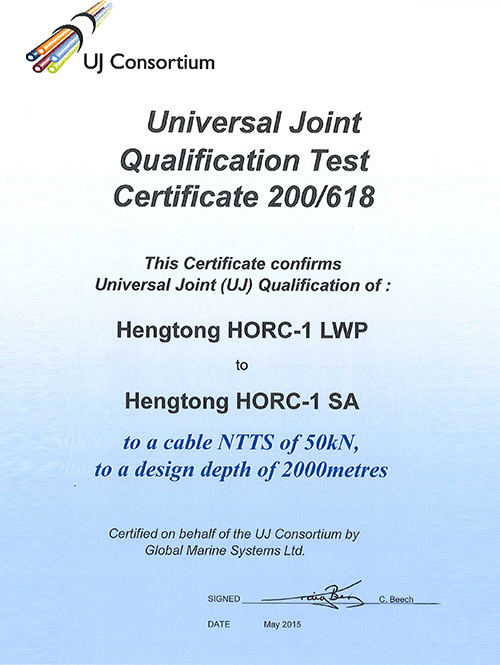 200-618 UJ Hengtong HORC-1 LWP - HORC-1 SA